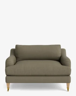 Lucille English Roll Arm Chair and a Half|Community Discount