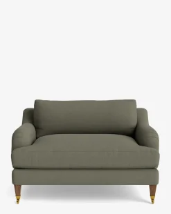 Lucille English Roll Arm Chair and a Half|Community Discount