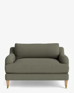 Lucille English Roll Arm Chair and a Half|Community Discount