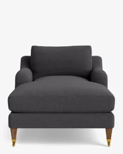 Lucille English Roll Arm Chaise Lounge|Community Clearance