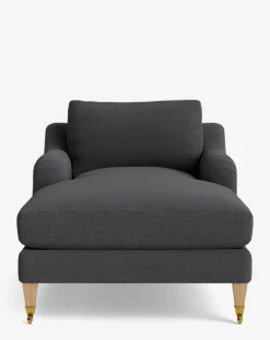 Lucille English Roll Arm Chaise Lounge|Community Clearance