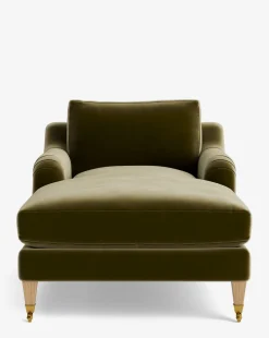 Lucille English Roll Arm Chaise Lounge|Community Clearance