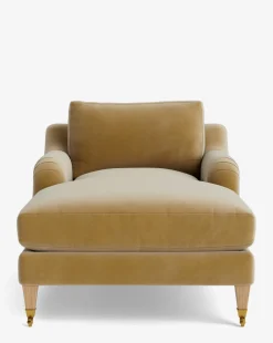 Lucille English Roll Arm Chaise Lounge|Community Clearance