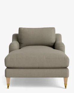 Lucille English Roll Arm Chaise Lounge|Community Clearance