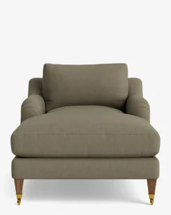 Lucille English Roll Arm Chaise Lounge|Community Clearance