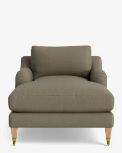 Lucille English Roll Arm Chaise Lounge|Community Clearance