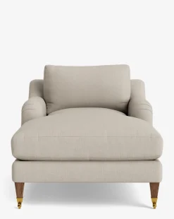 Lucille English Roll Arm Chaise Lounge|Community Clearance