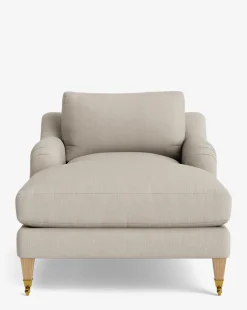 Lucille English Roll Arm Chaise Lounge|Community Clearance