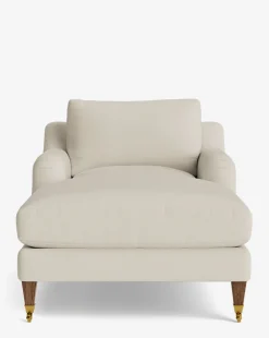 Lucille English Roll Arm Chaise Lounge|Community Clearance