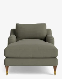 Lucille English Roll Arm Chaise Lounge|Community Clearance