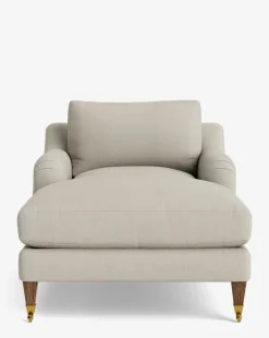 Lucille English Roll Arm Chaise Lounge|Community Clearance