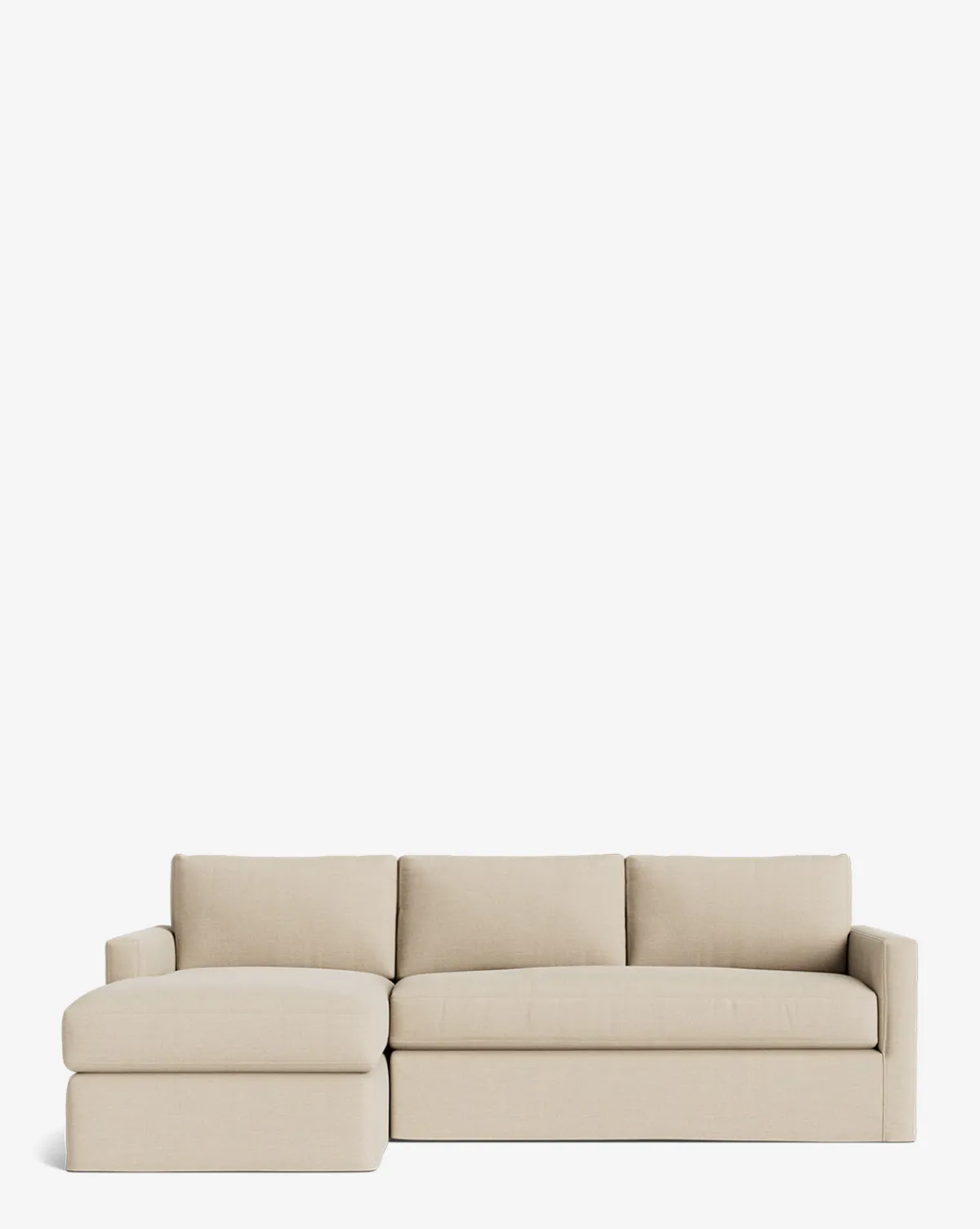Macy Slipcover Chaise Sectional 101"|Community Best