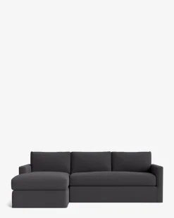 Macy Slipcover Chaise Sectional 101