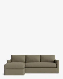 Macy Slipcover Chaise Sectional 101