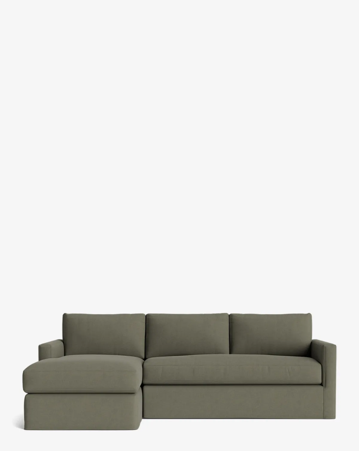 Macy Slipcover Chaise Sectional 101"|Community Best