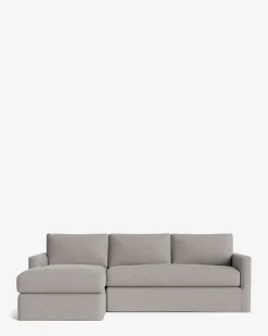 Macy Slipcover Chaise Sectional 101