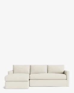 Macy Slipcover Chaise Sectional 101