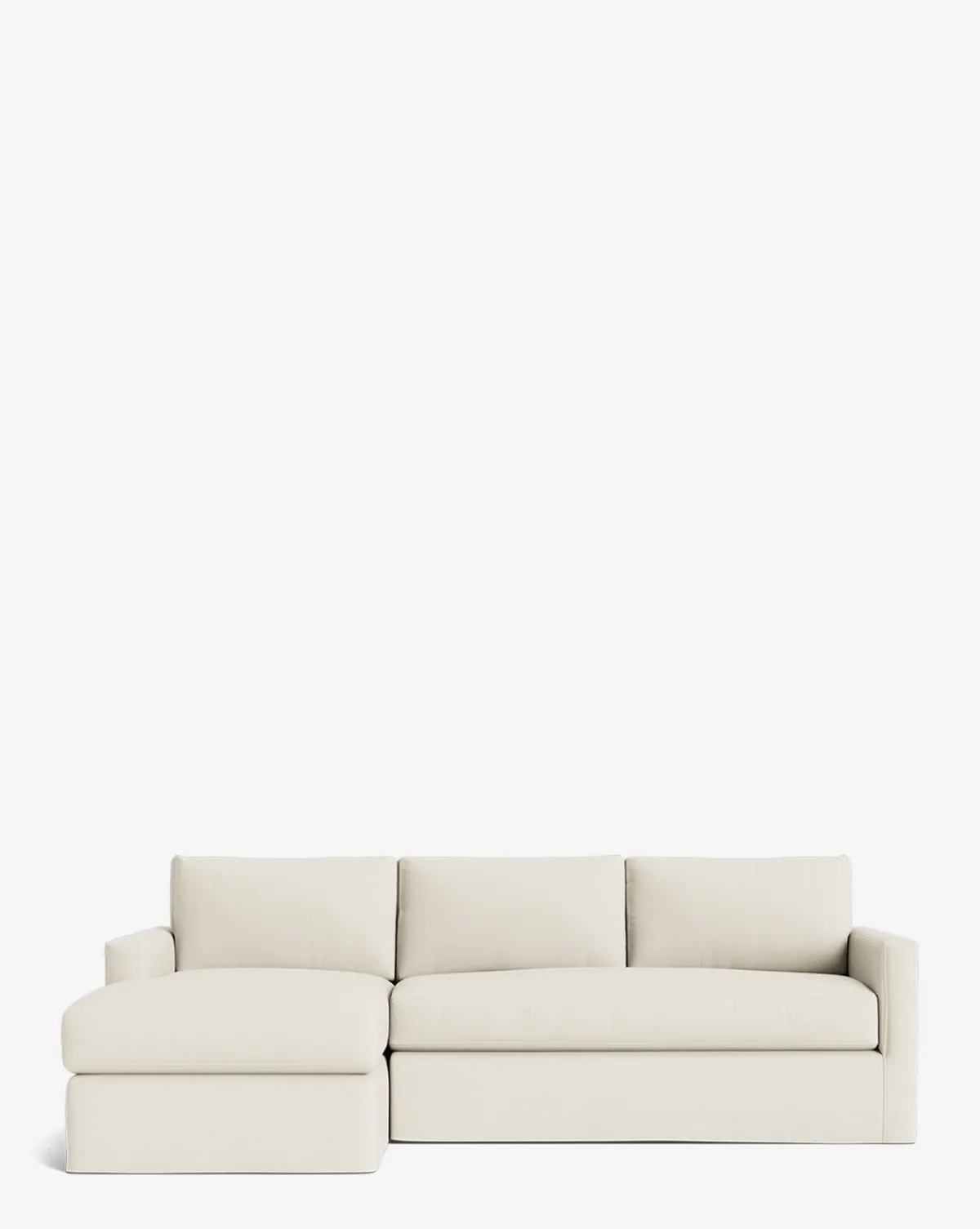 Macy Slipcover Chaise Sectional 101"|Community Best