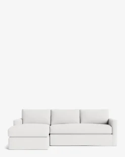 Macy Slipcover Chaise Sectional 101