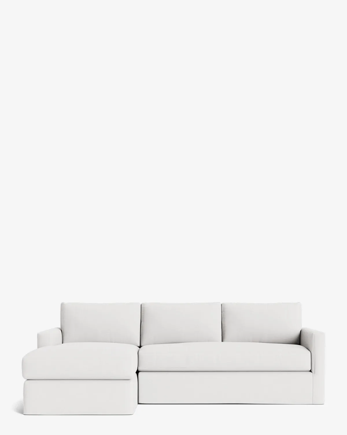 Macy Slipcover Chaise Sectional 101"|Community Best