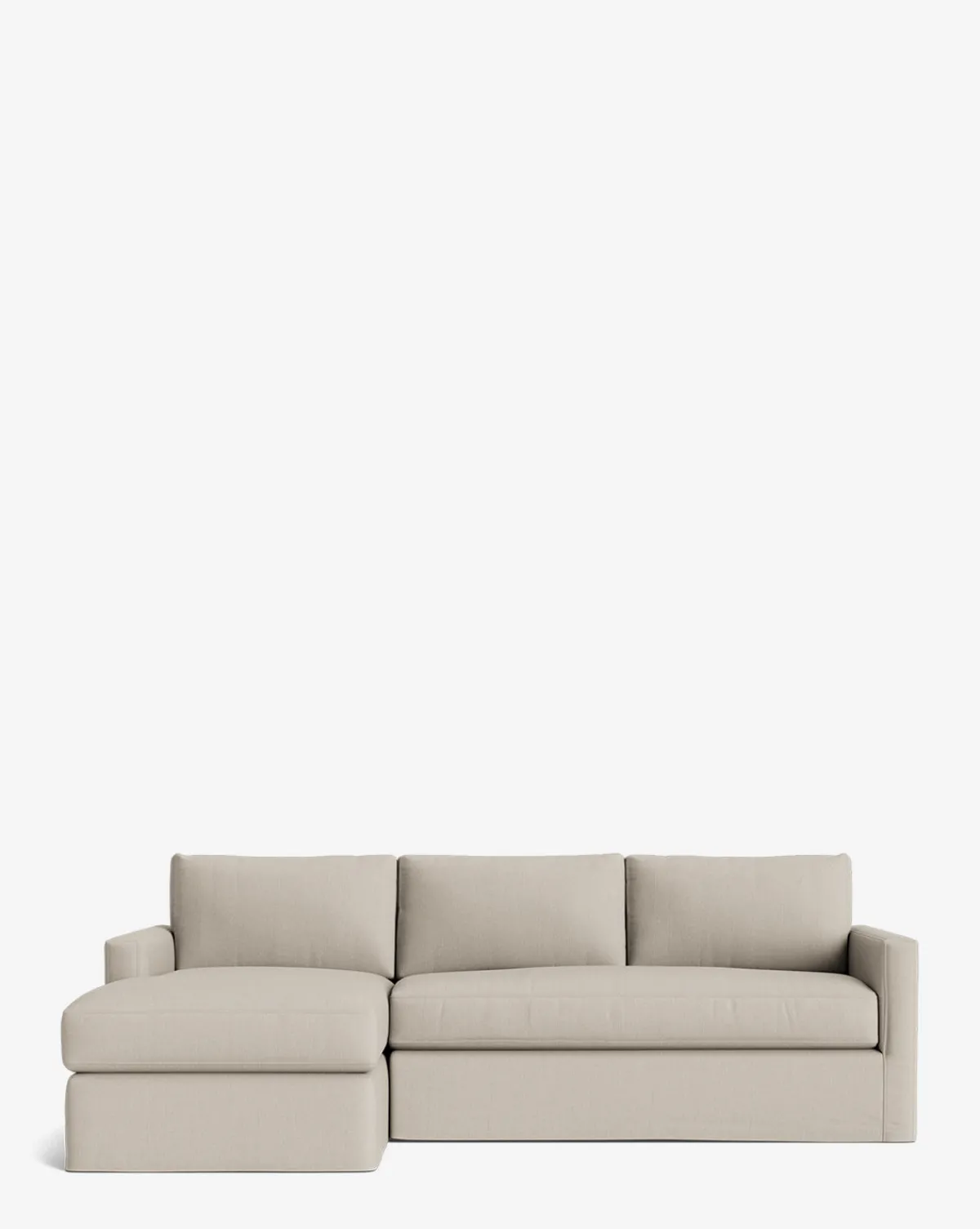 Macy Slipcover Chaise Sectional 101"|Community Best