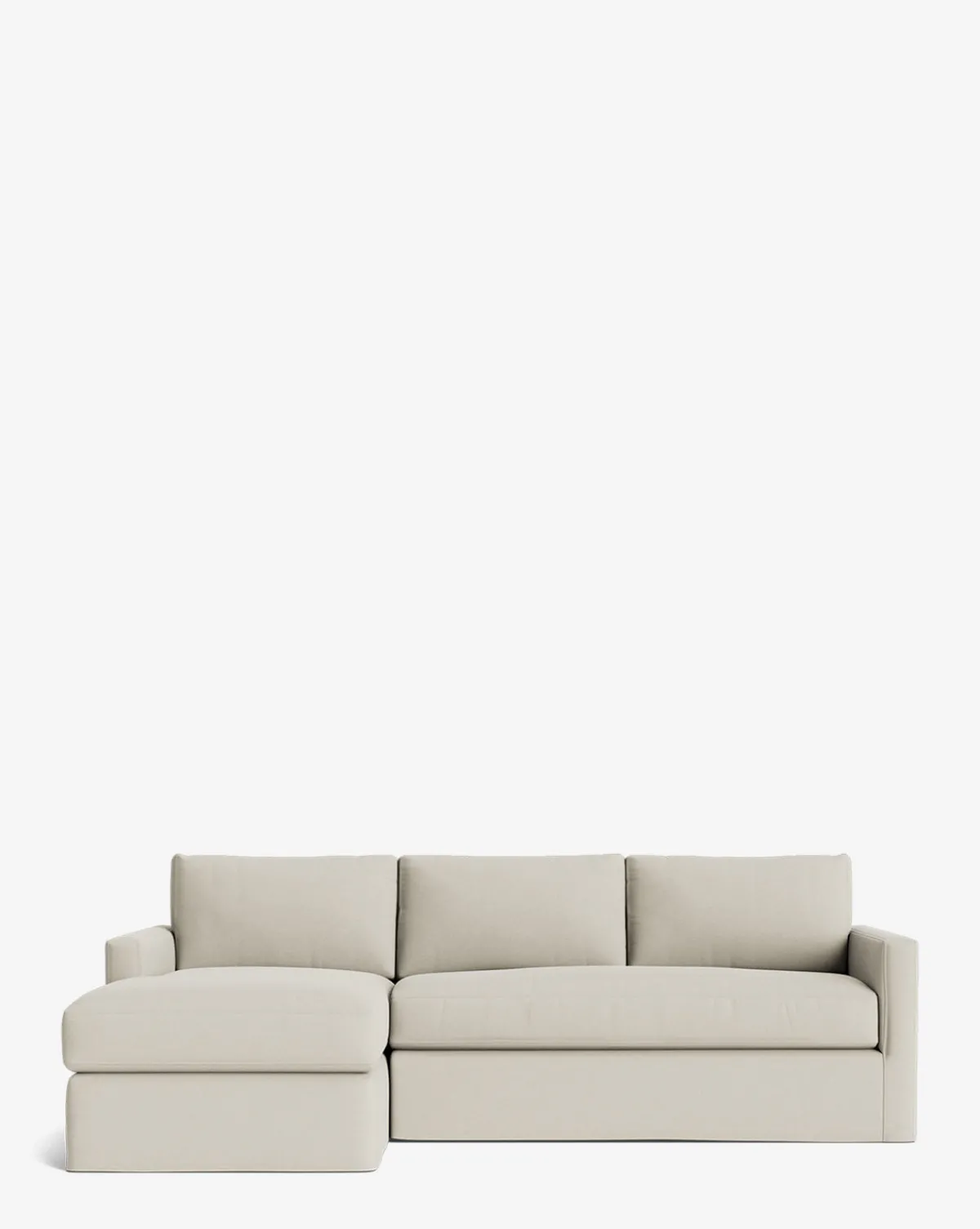 Macy Slipcover Chaise Sectional 101"|Community Best