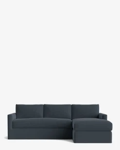 Macy Slipcover Chaise Sectional 101