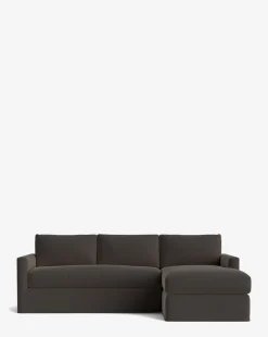 Macy Slipcover Chaise Sectional 101