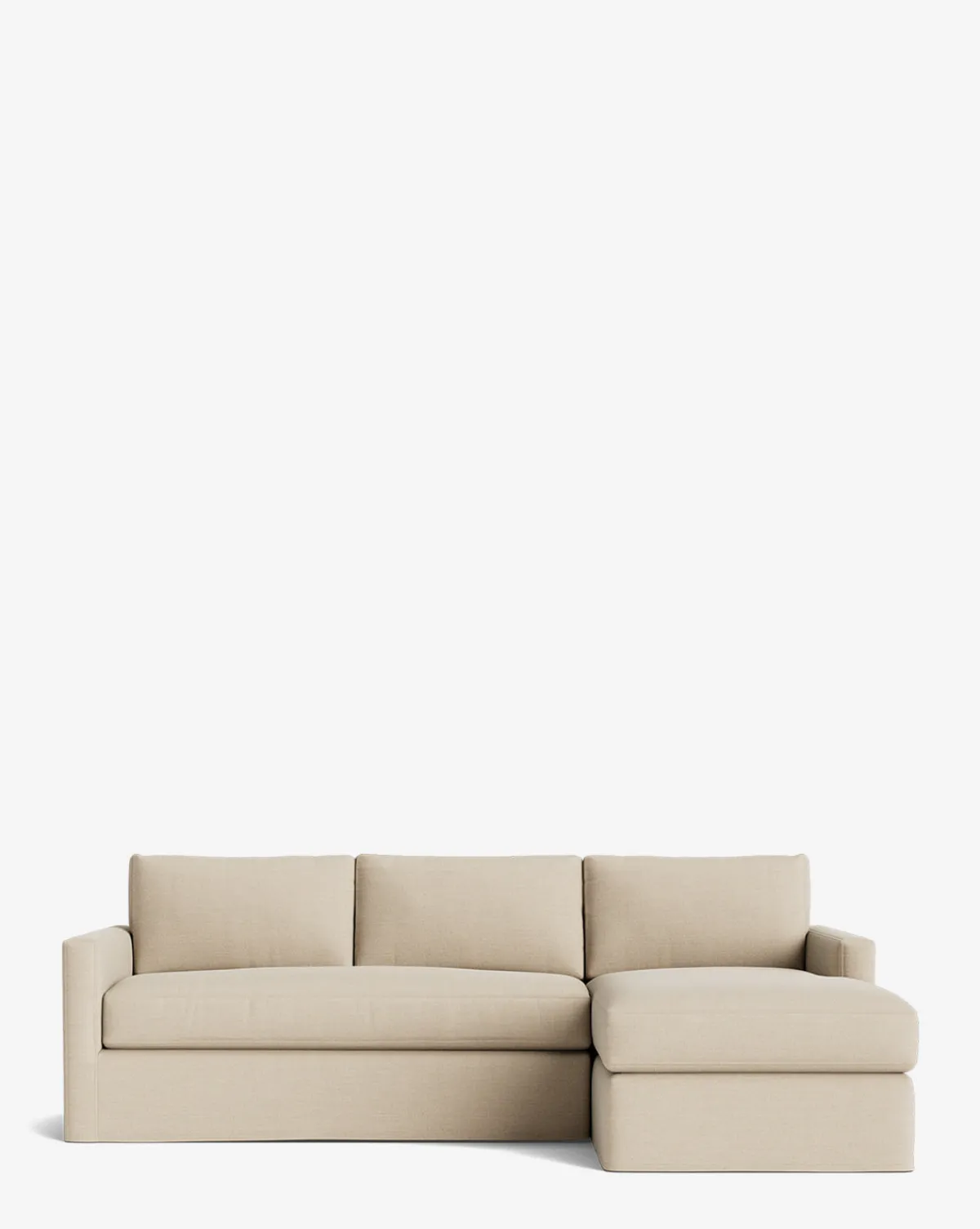 Macy Slipcover Chaise Sectional 101"|Community Best