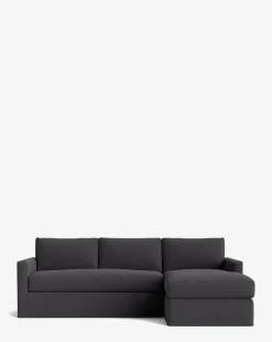 Macy Slipcover Chaise Sectional 101