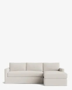 Macy Slipcover Chaise Sectional 101