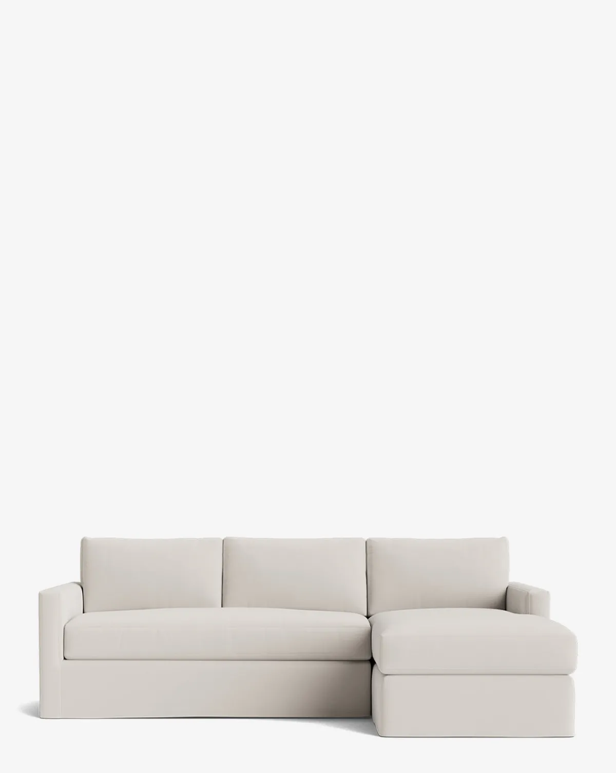 Macy Slipcover Chaise Sectional 101"|Community Best