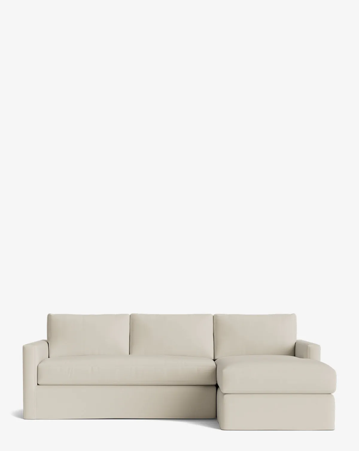 Macy Slipcover Chaise Sectional 101"|Community Best