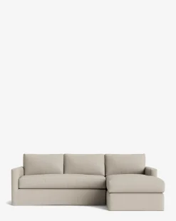 Macy Slipcover Chaise Sectional 101