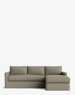 Macy Slipcover Chaise Sectional 101