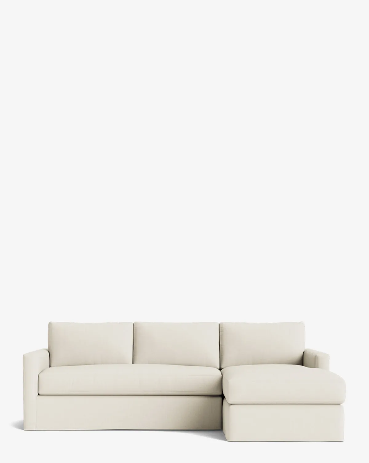 Macy Slipcover Chaise Sectional 101"|Community Best