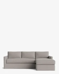 Macy Slipcover Chaise Sectional 101