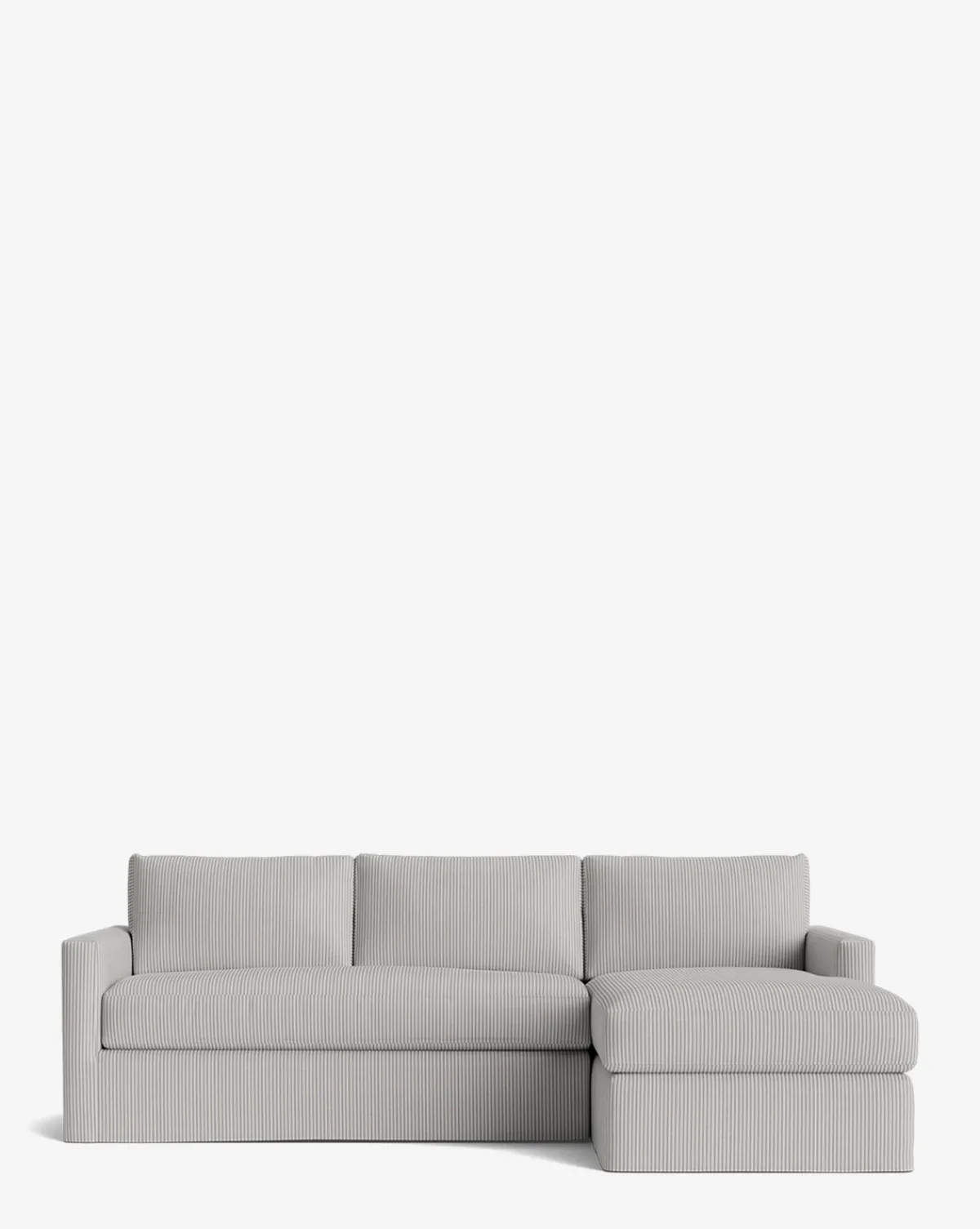 Macy Slipcover Chaise Sectional 101"|Community Best