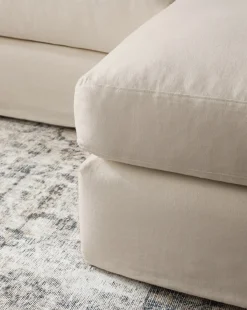 Macy Slipcover Chaise Sectional 101