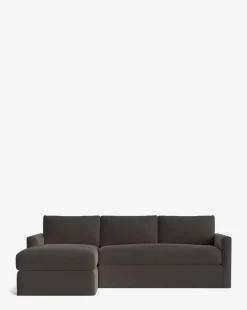 Macy Slipcover Chaise Sectional 101