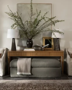 Macy Slipcover Ottoman|Community Online