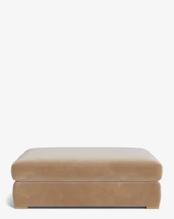 Macy Upholstered Ottoman|Community Hot