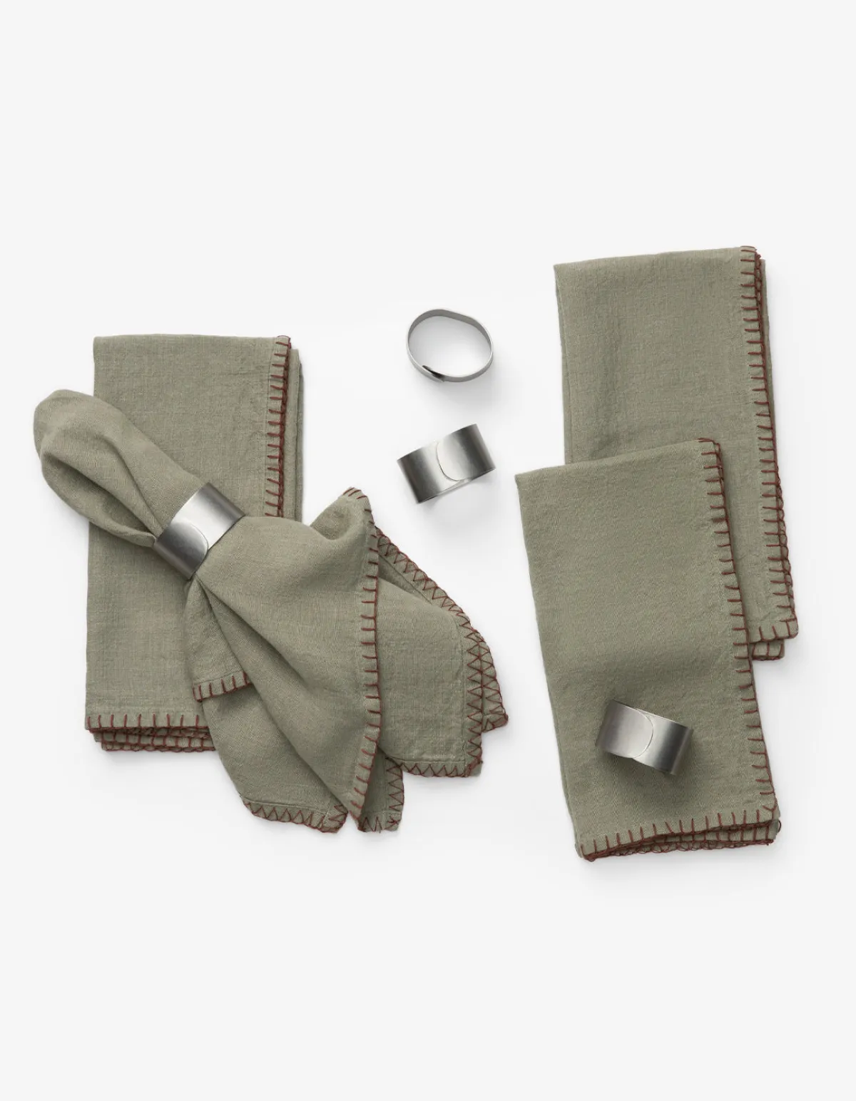 Maggie Linen Napkins (Set of 4)|Vini Exports New