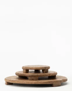Mango Wood Carved Pedestal|GOEL EXPORTS Online
