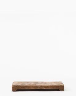 Mango Wood Rectangular Pedestal|GOEL EXPORTS Discount