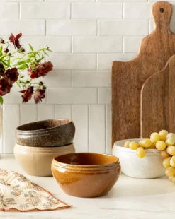 Mariella Stoneware Bowls (Set of 4)|Creative Co-op New