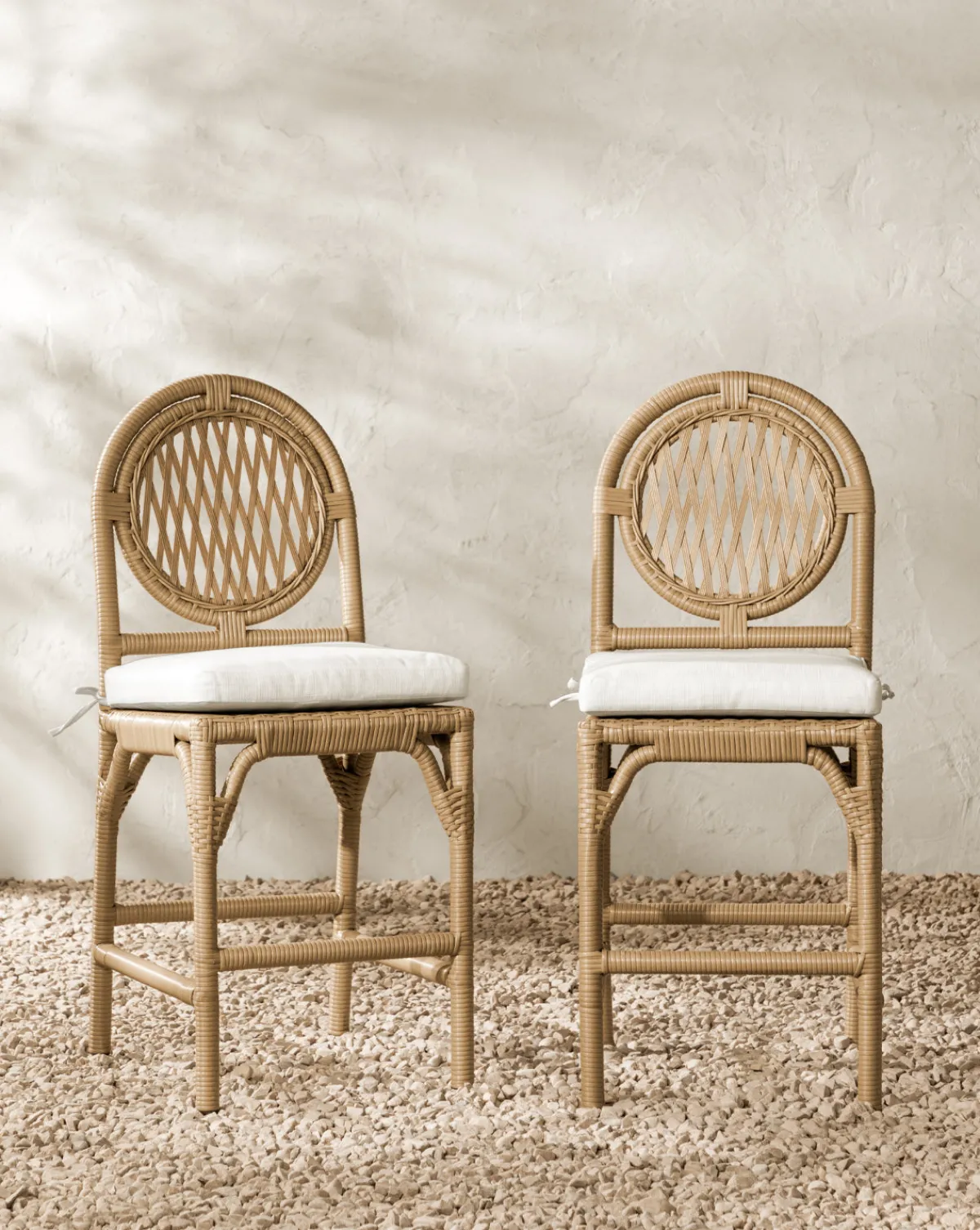 Marisol Indoor/Outdoor Counter Stool (Set of 2)|Makerspalm Clearance