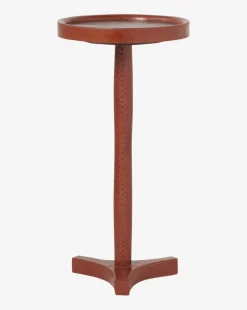 McCoy Leather Side Table|Made Goods Online