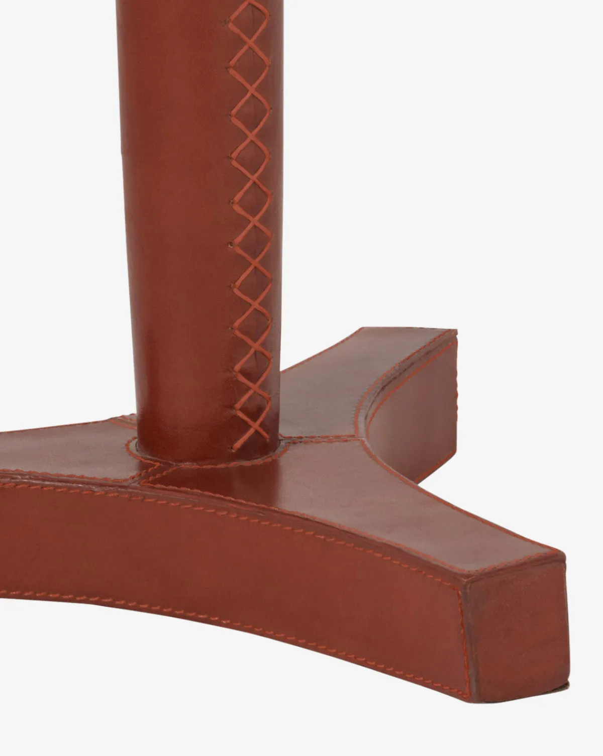 McCoy Leather Side Table|Made Goods Online
