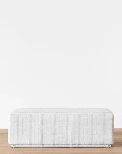 McKay Rectangle Ottoman|Manglam Arts New